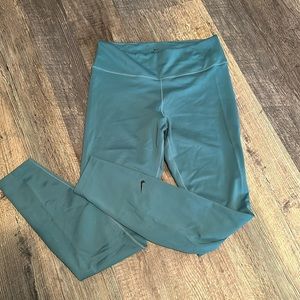 blue nike running leggings